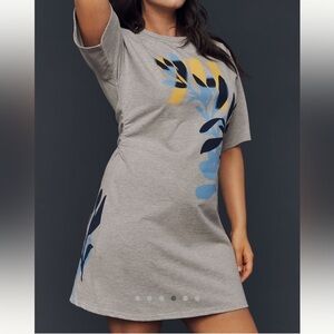 Daily Practice by Anthropologie Short-Sleeve Mini T-Shirt Dress Women Size Small